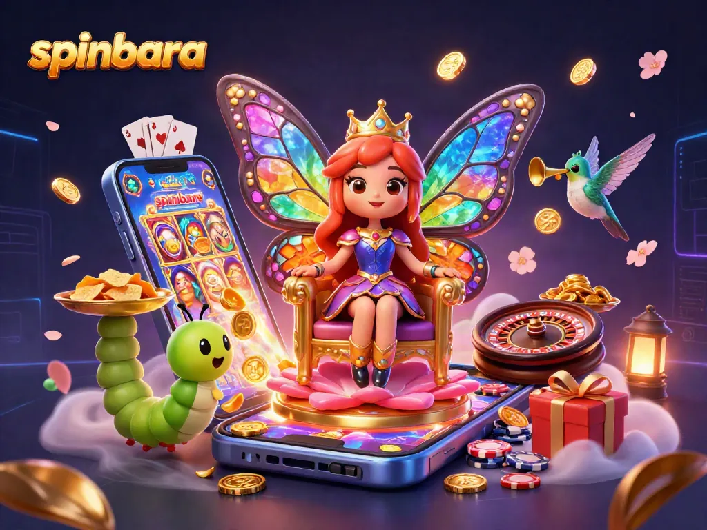 Experience the thrill of spinbara with vibrant games and dynamic casino elements in a lively digital scene.
