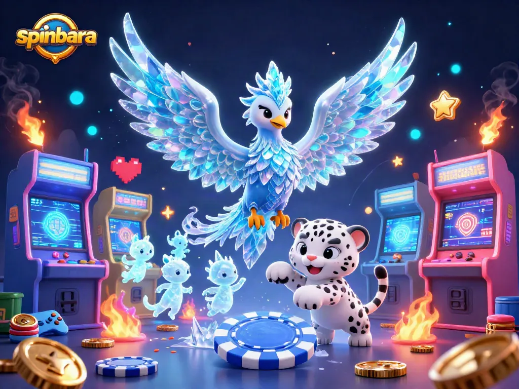 Engage with spinbara's thrilling games featuring vibrant characters and colorful casino elements.